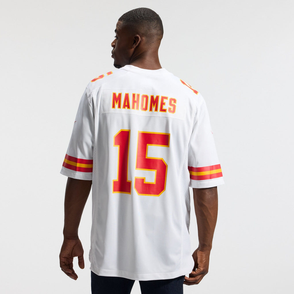 Kansas City Chiefs Patrick Mahomes White Game Football Jersey