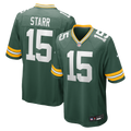 Green Bay Packers Bart Starr Green Game Retired Player Football Jersey