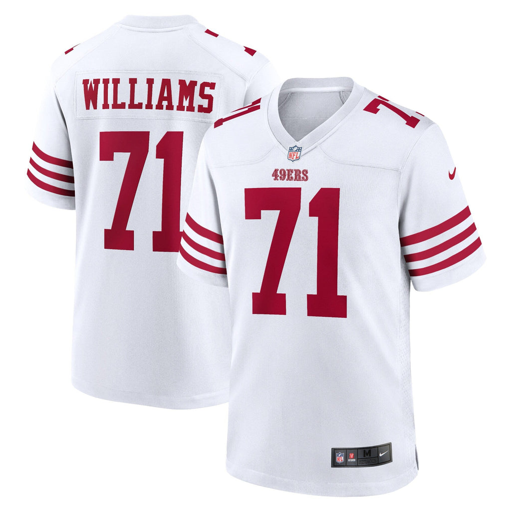 San Francisco 49ers Trent Williams White Player Game Football Jersey