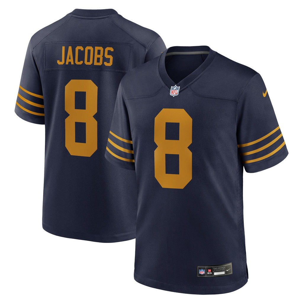 Green Bay Packers Josh Jacobs Navy The 1923 Classic Game Football Jersey