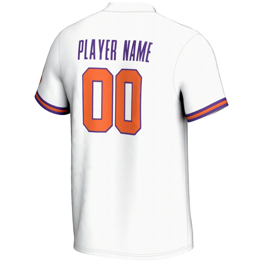 Clemson Tigers NIL Pick-A-Player Lightweight Softball Jersey - White