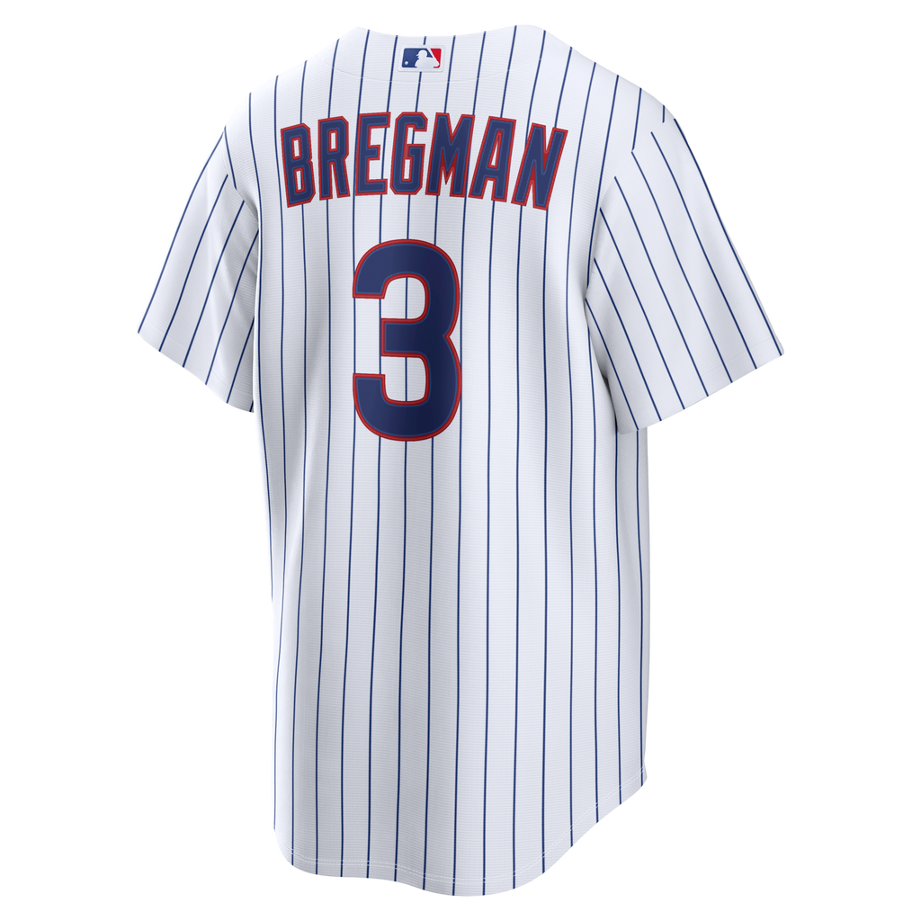 Chicago Cubs Alex Bregman White Home Replica Baseball Jersey