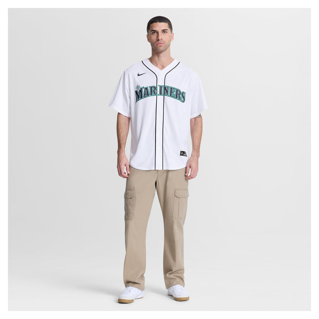 Seattle Mariners Logan Gilbert White Home Replica Baseball Jersey