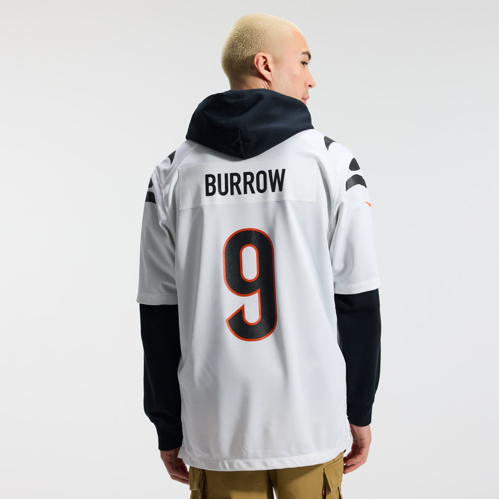 Cincinnati Bengals Joe Burrow White Game Football Jersey