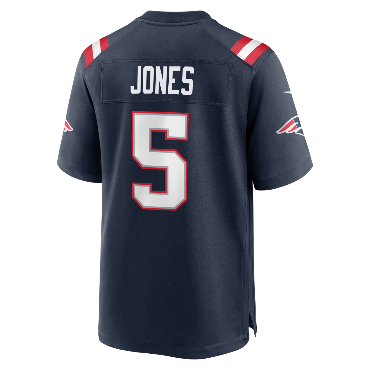 New England Patriots Dre'Mont Jones Navy Team Game Football Jersey