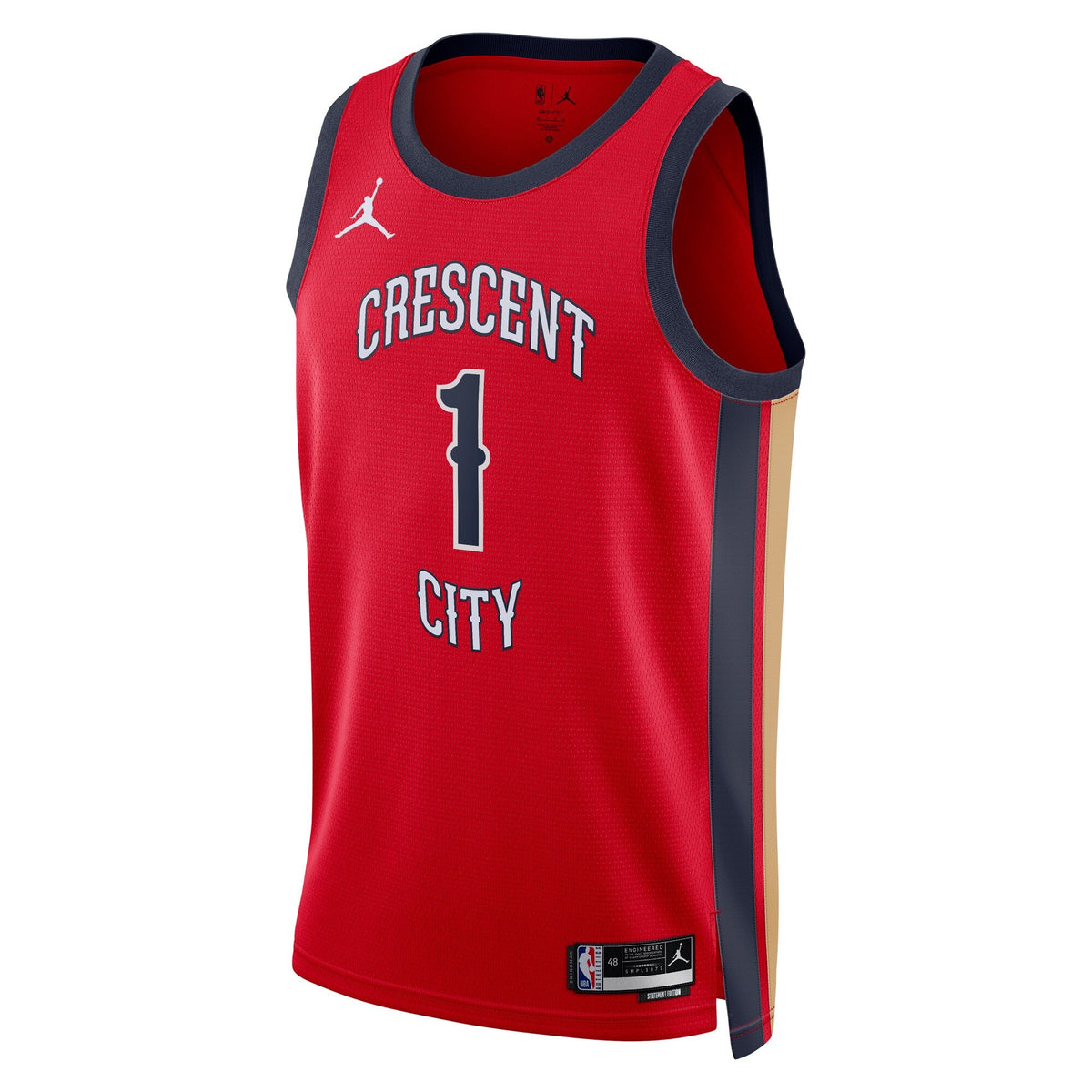 New Orleans Pelicans Statement Edition Swingman Jersey - Red - Zion Williamson