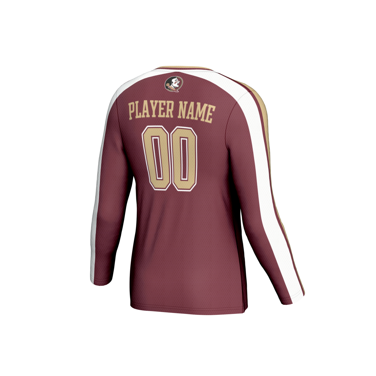 Florida State Seminoles NIL Pick-A-Player Lightweight Collegiate Volleyball Fashion Jersey - Garnet