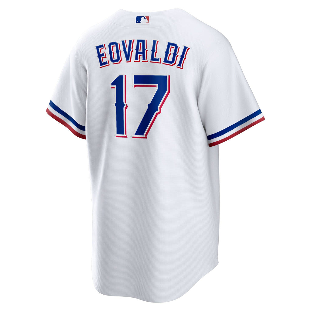 Texas Rangers Nathan Eovaldi White Home Replica Player Baseball Jersey