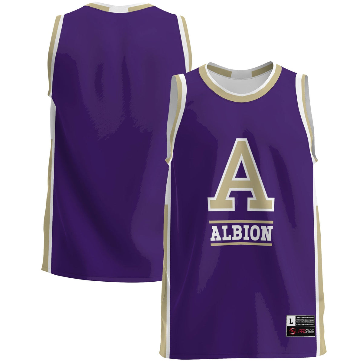 Albion Britons Lightweight Basketball Jersey - Purple
