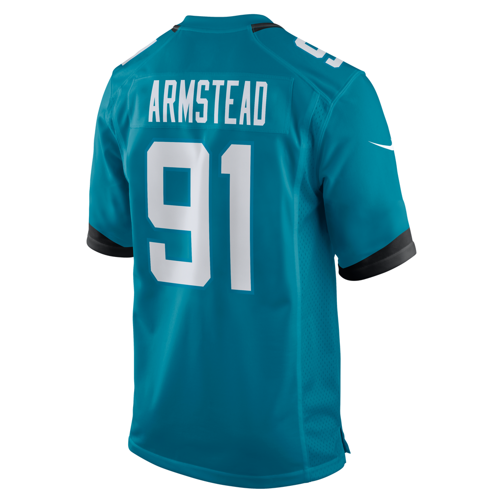 Jacksonville Jaguars Arik Armstead Teal Team Game Football Jersey