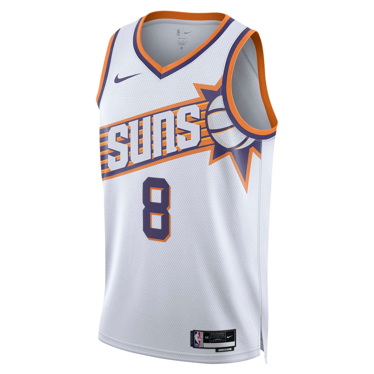 Phoenix Suns Association Edition Swingman Jersey - White - Luke Kennard