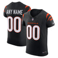 Cincinnati Bengals Black Team Vapor F.U.S.E. Elite Custom Football Jersey