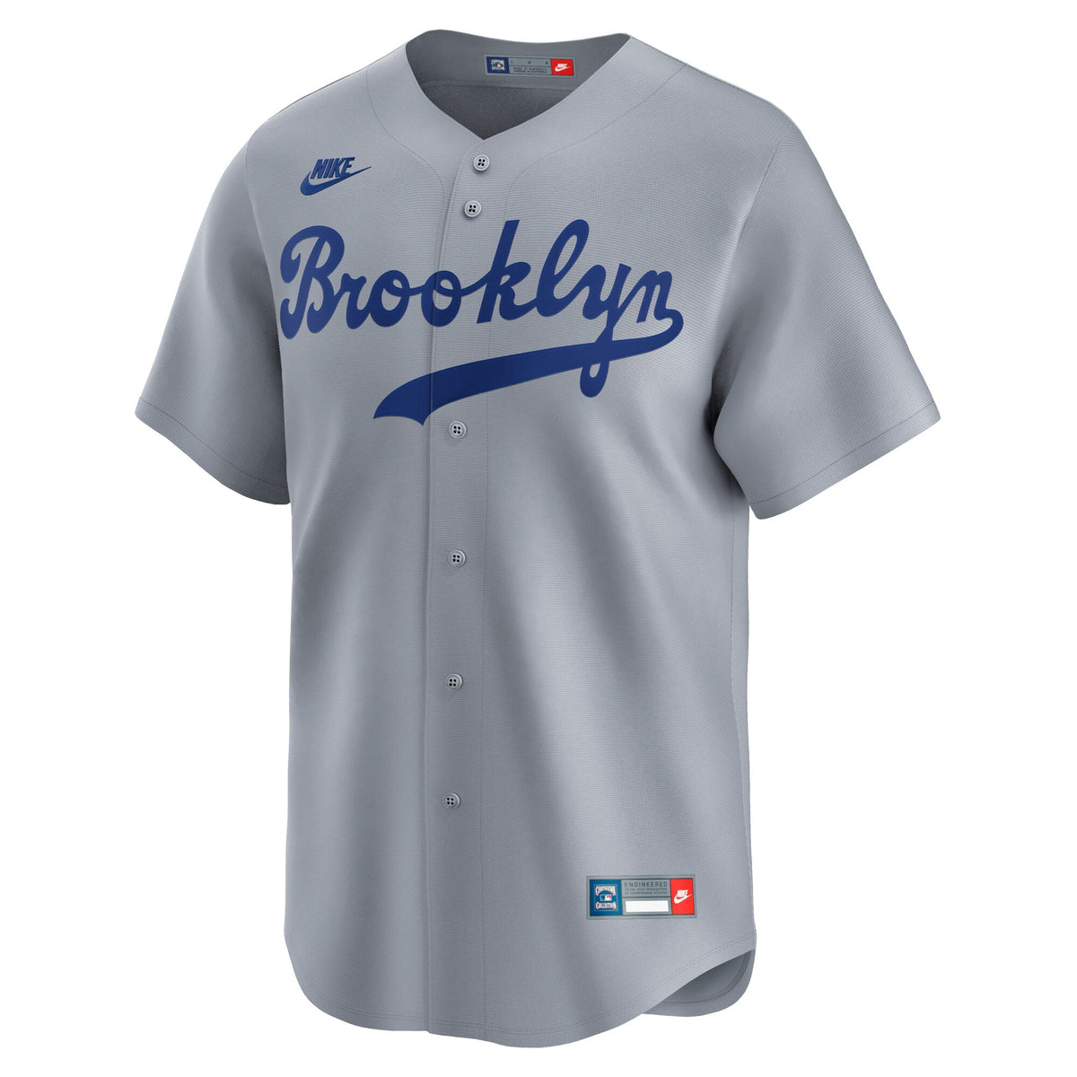 Brooklyn Dodgers Jackie Robinson Gray Throwback Cooperstown Collection Limited Baseball Jersey