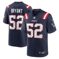 New England Patriots Marcus Bryant Navy Team Game Football Jersey