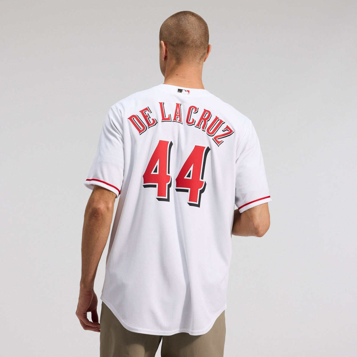 Cincinnati Reds Elly De La Cruz White Alternate 2 Replica Baseball Jersey