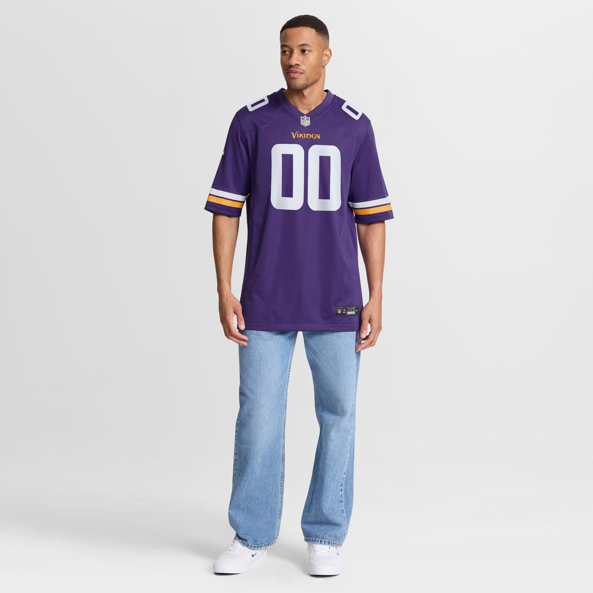 Minnesota Vikings Purple Custom Game Football Jersey