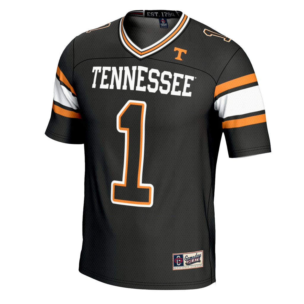 #1 Black Tennessee Volunteers Football Jersey