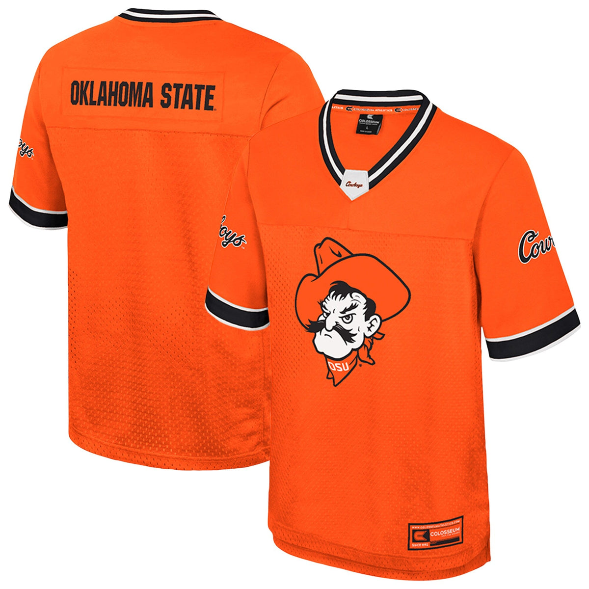 Oklahoma State Cowboys Nothing But The Hits Football Jersey - Orange