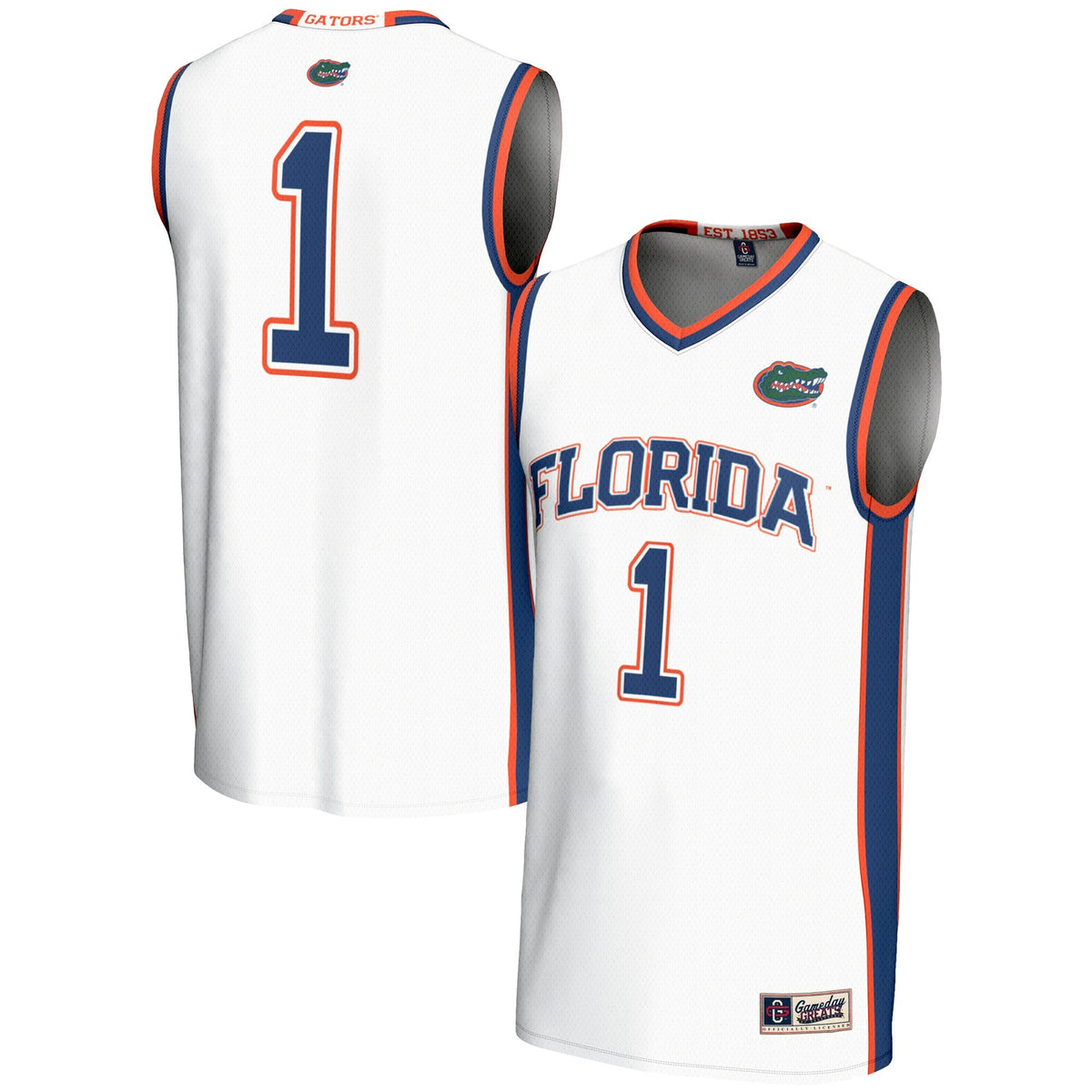 #70 Florida Gators Lightweight Basketball Jersey - White