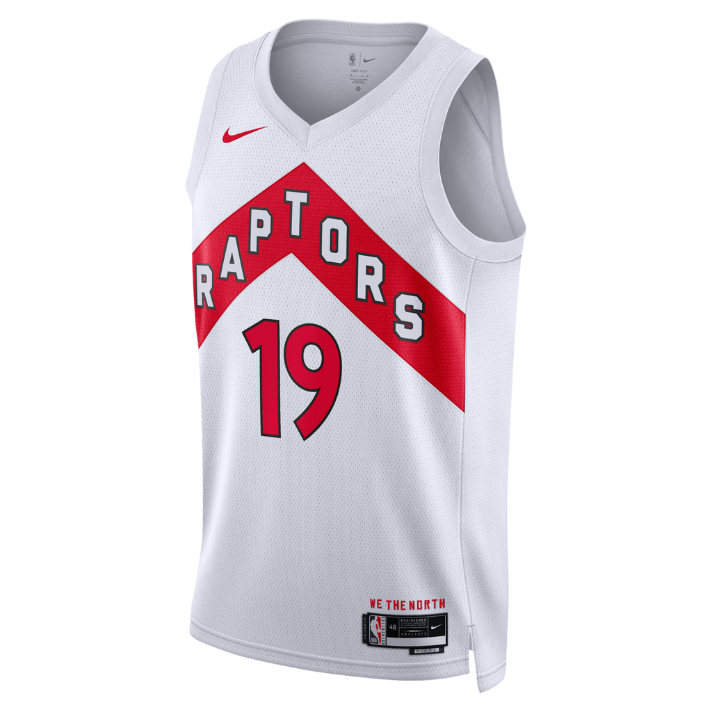 Toronto Raptors Association Edition Swingman Jersey - White - Jakob Poeltl