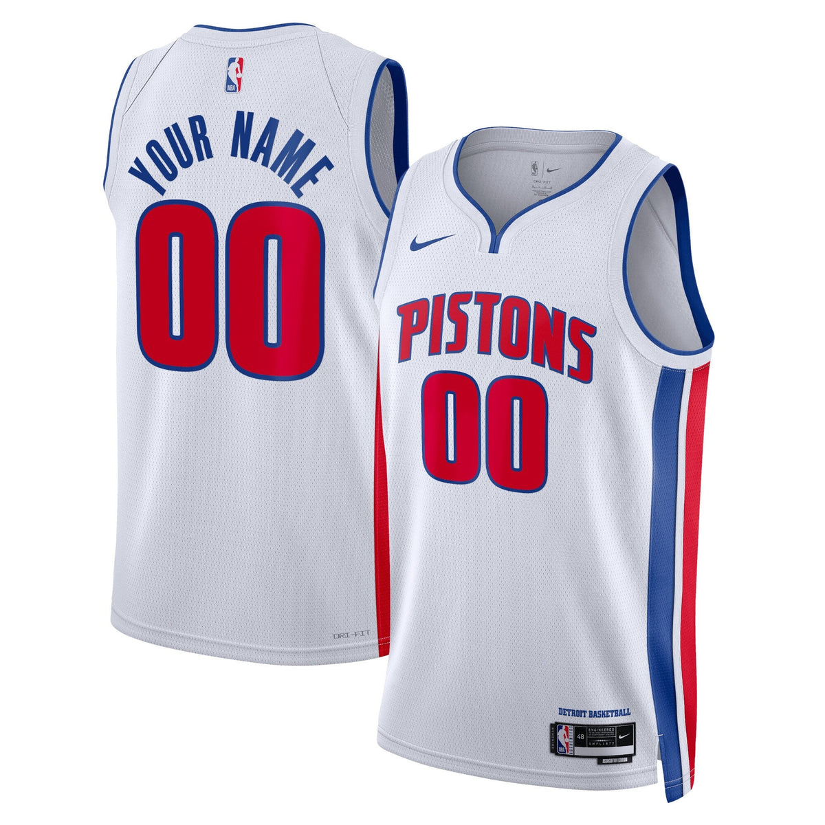 Detroit Pistons Association Swingman Jersey - Custom