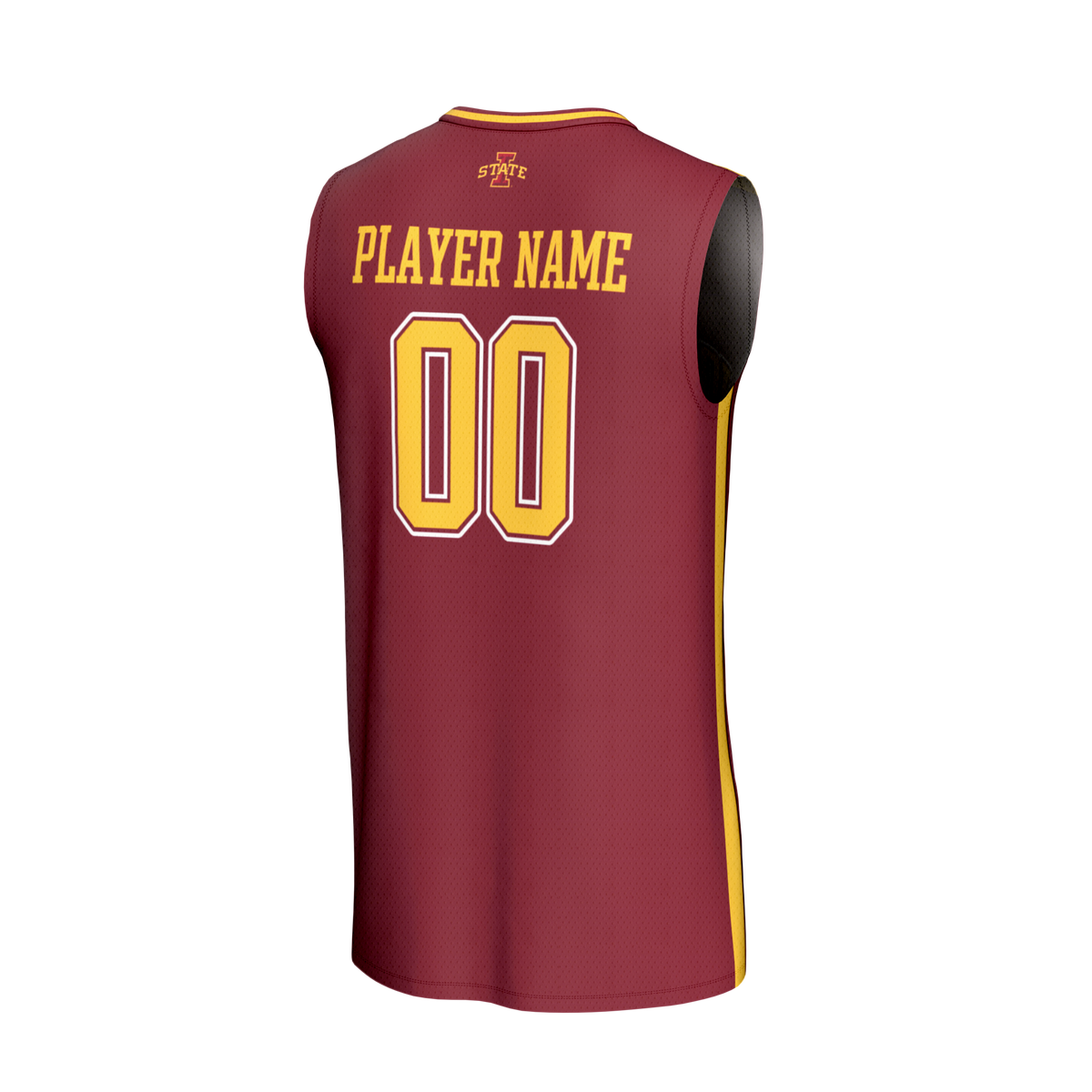 Iowa State Cyclones Lightweight Collegiate Basketball NIL Pick-A-Player Fashion Jersey - Cardinal