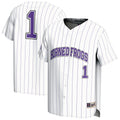 White TCU Horned Frogs Lightweight Collegiate Baseball Fashion Jersey