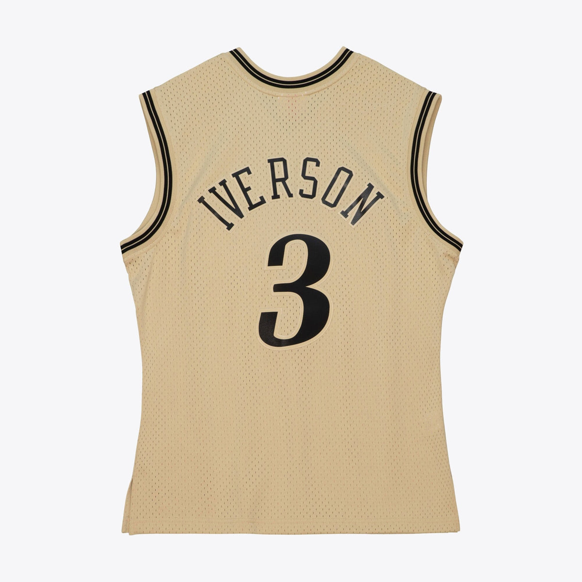Philadelphia 76ers Allen Iverson 2000 Swingman Jersey - Khaki