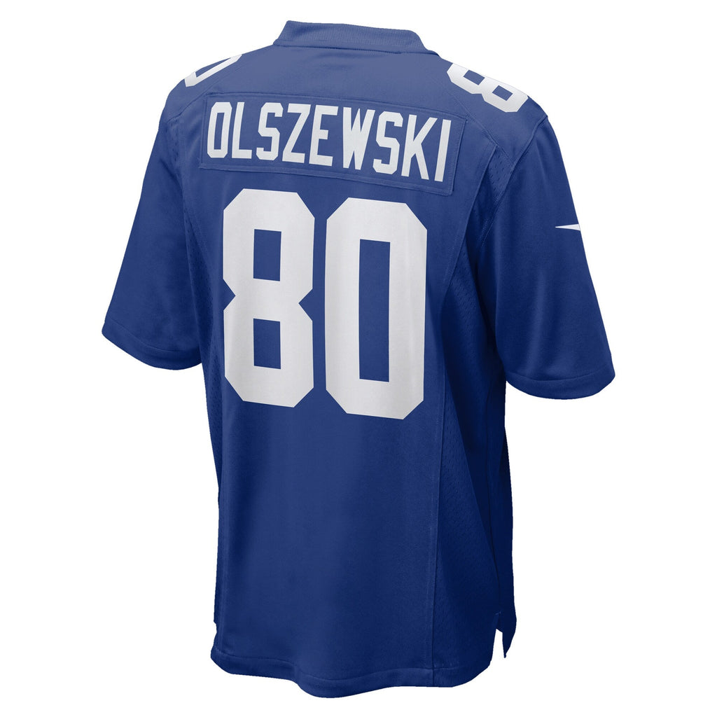 New York Giants Gunner Olszewski Royal Team Game Football Jersey