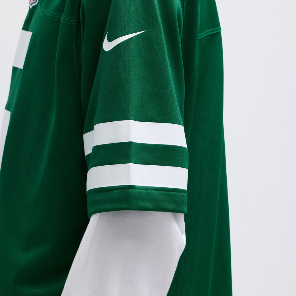 New York Jets Garrett Wilson Legacy Green Game Football Jersey