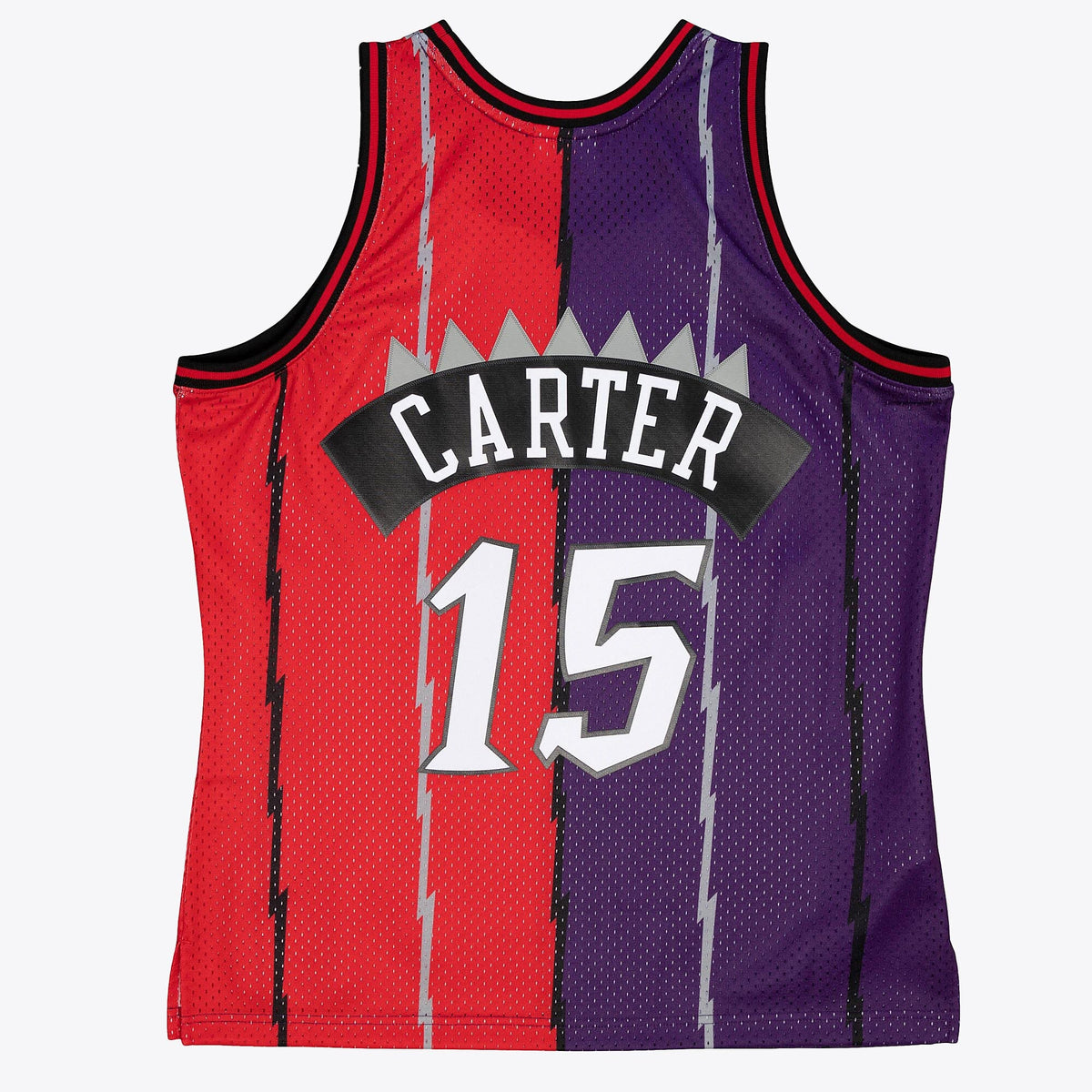Toronto Raptors Vince Carter 1998 Split Swingman Jersey - Purple/Red