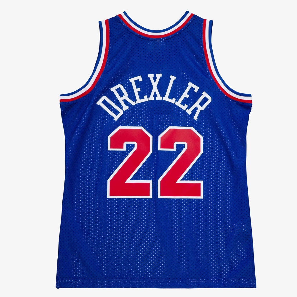 NBA Clyde Drexler 1992 All-Star West Jersey - Royal Blue