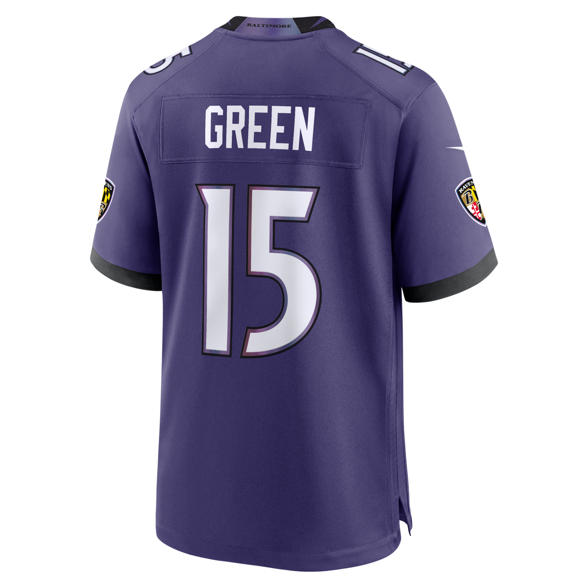 Baltimore Ravens Mike Green Purple Team Game Football Jersey