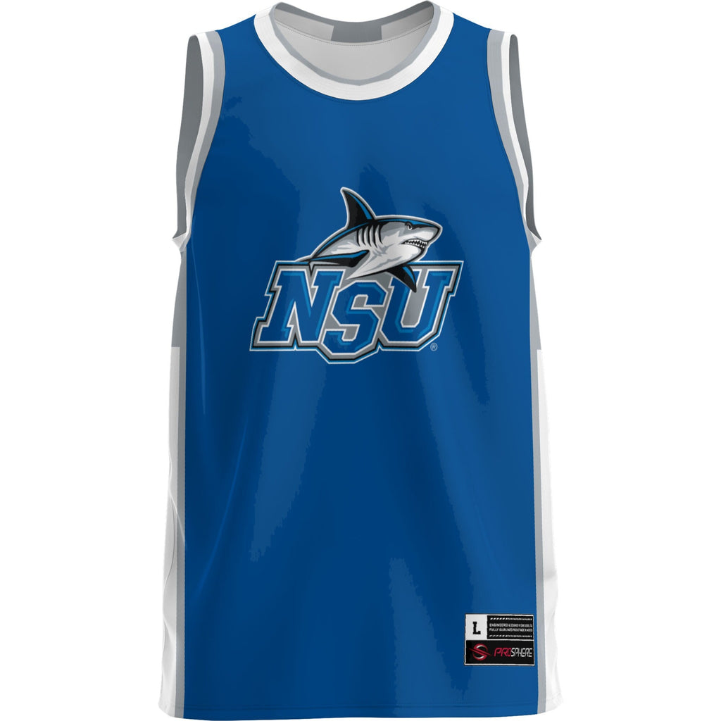 Nova Southeastern Sharks Lightweight Basketball Jersey - Blue
