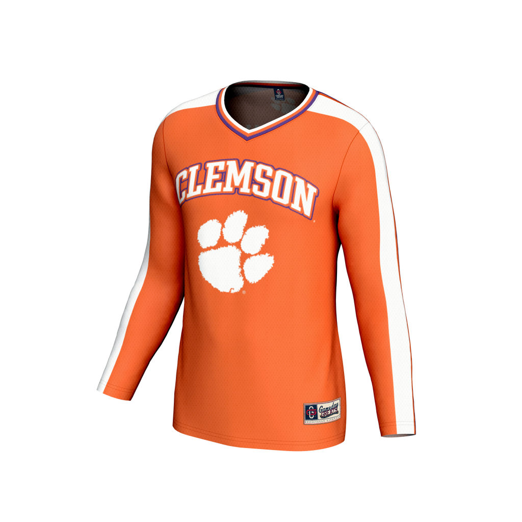 Clemson Tigers NIL Pick-A-Player Lightweight Collegiate Volleyball Fashion Jersey - Orange