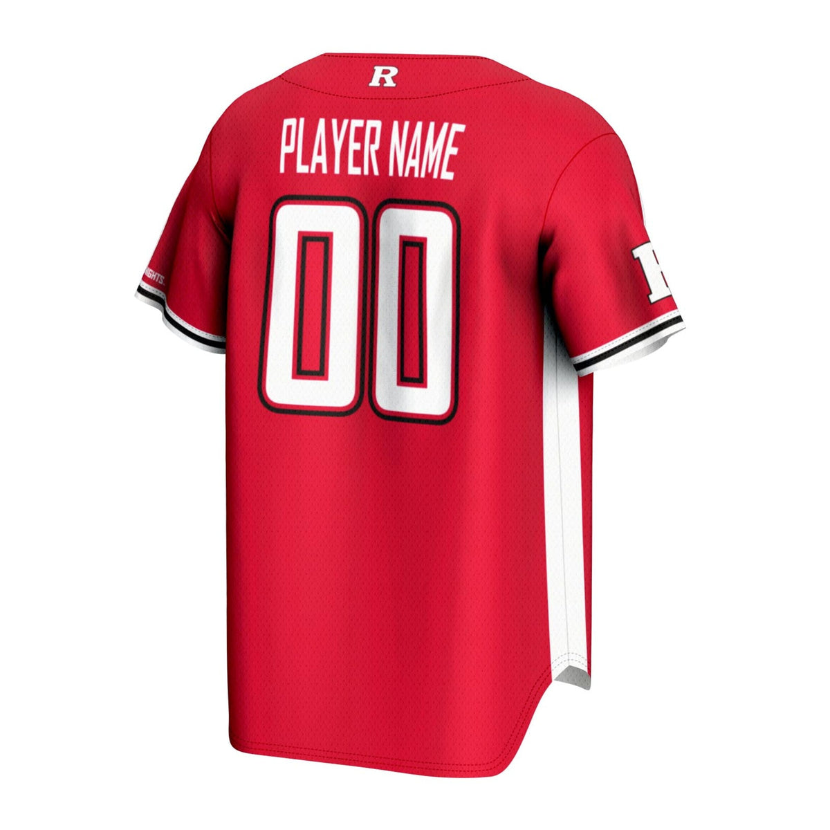 Rutgers Scarlet Knights NIL Pick-A-Player Lightweight Baseball Jersey - Scarlet