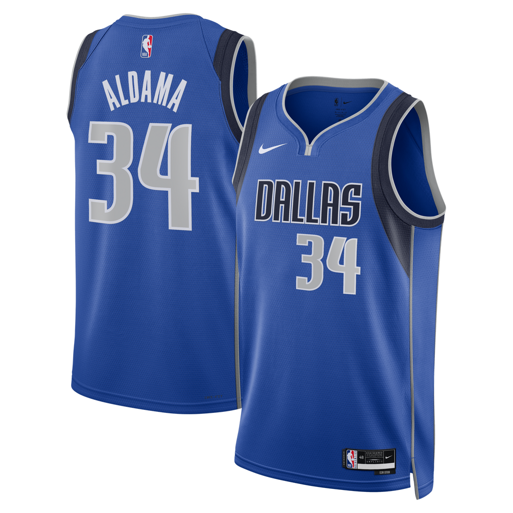 Dallas Mavericks Icon Edition Swingman Jersey - Blue - Santi Aldama