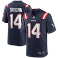 New England Patriots Steve Grogan Navy Game Retired Player Football Jersey