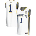 #1 Marquette Golden Eagles Lightweight Basketball Jersey - White