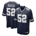 Dallas Cowboys Tyler Booker Navy Team Game Football Jersey