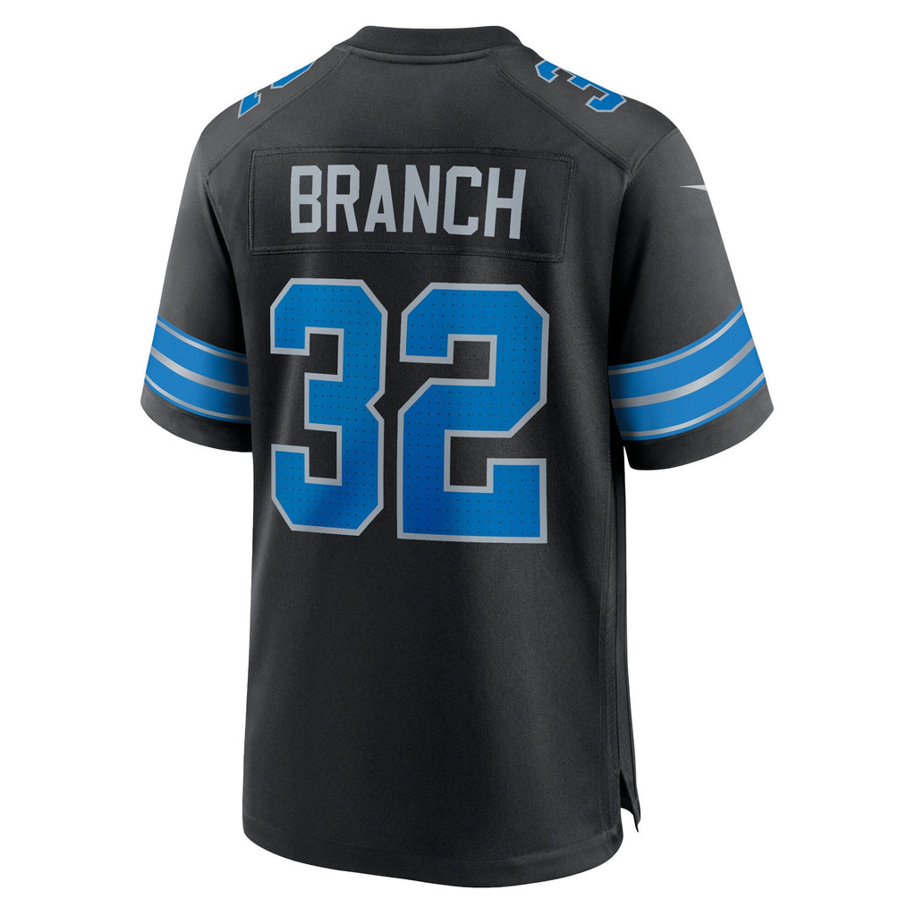 Detroit Lions Brian Branch Black Alternate Game Football Jersey