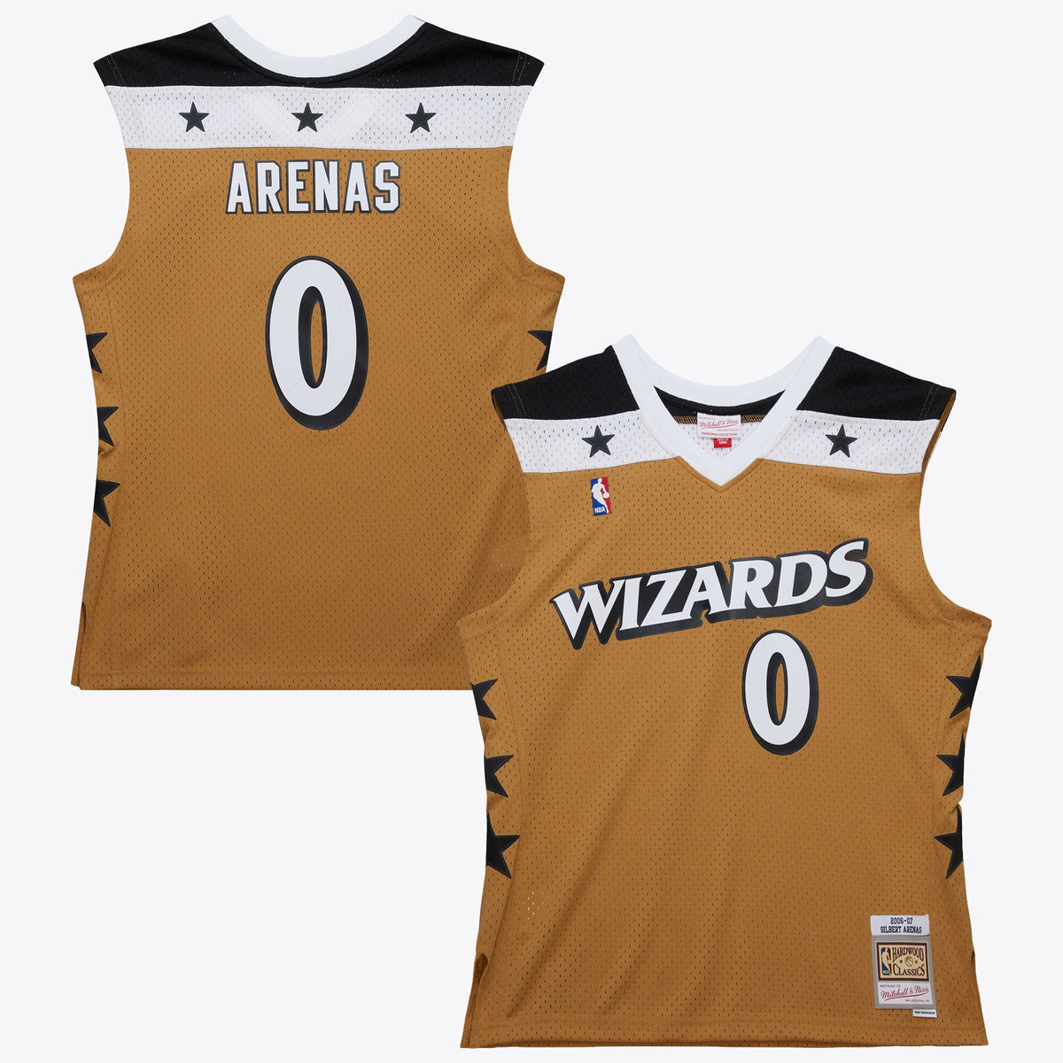 Washington Wizards Gilbert Arenas 2006 Jersey - Gold