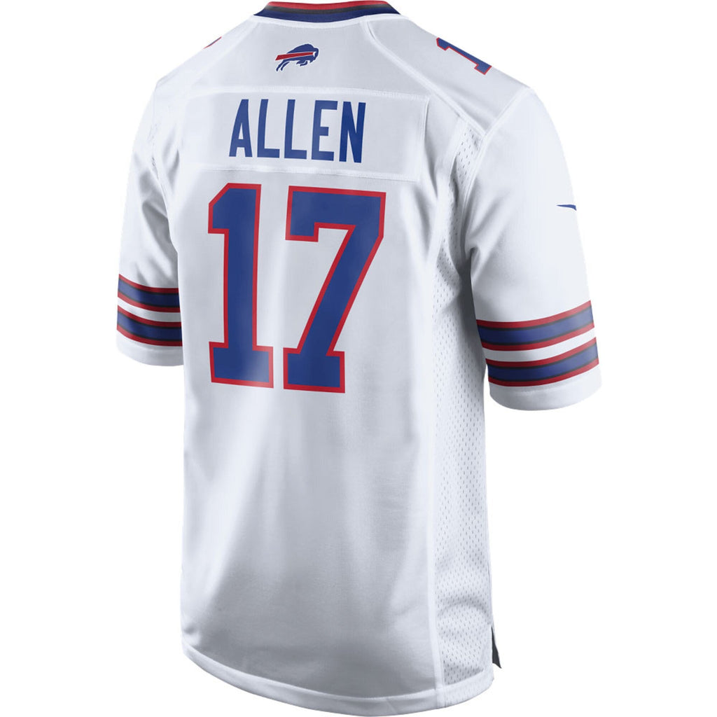 Buffalo Bills Josh Allen White Game Player Football Jersey