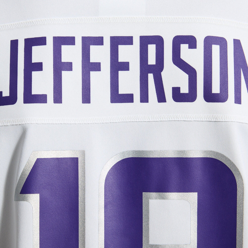 Minnesota Vikings Justin Jefferson White Alternate Game Player Football Jersey