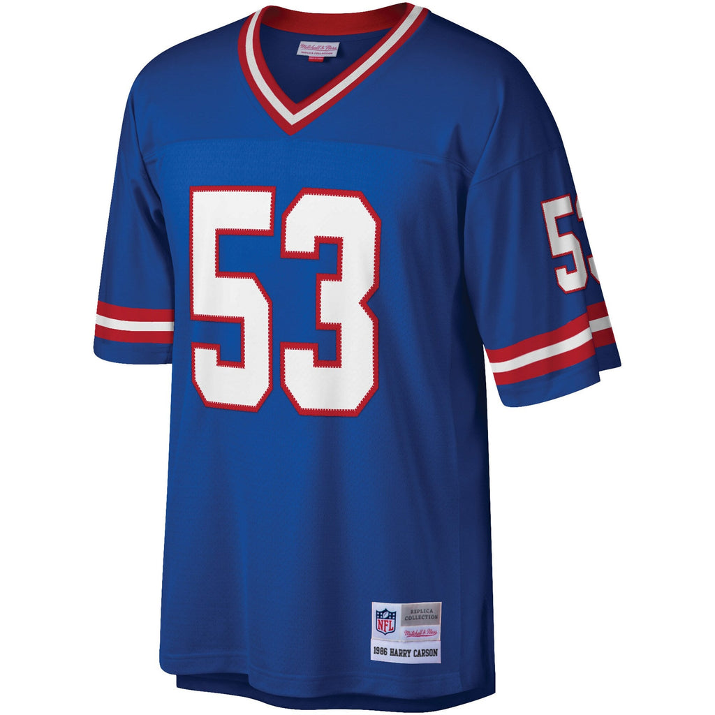 New York Giants Harry Carson Royal Legacy Replica Football Jersey