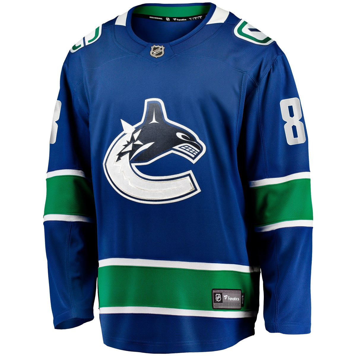 Vancouver Canucks Conor Garland Blue Home Breakaway Hockey Jersey