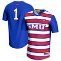 #1 SMU Mustangs Lightweight Soccer Fashion Jersey - Royal
