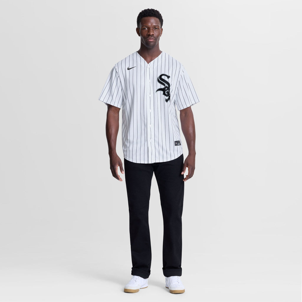 Chicago White Sox Huascar Brazoban White Home Replica Baseball Jersey