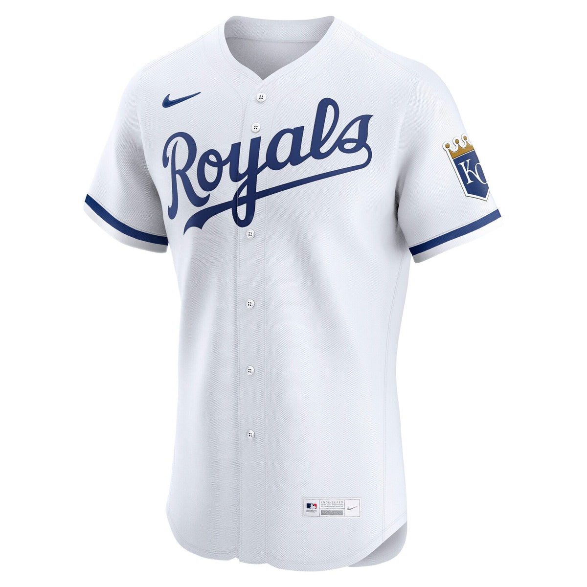 Kansas City Royals White Home Elite Baseball Jersey