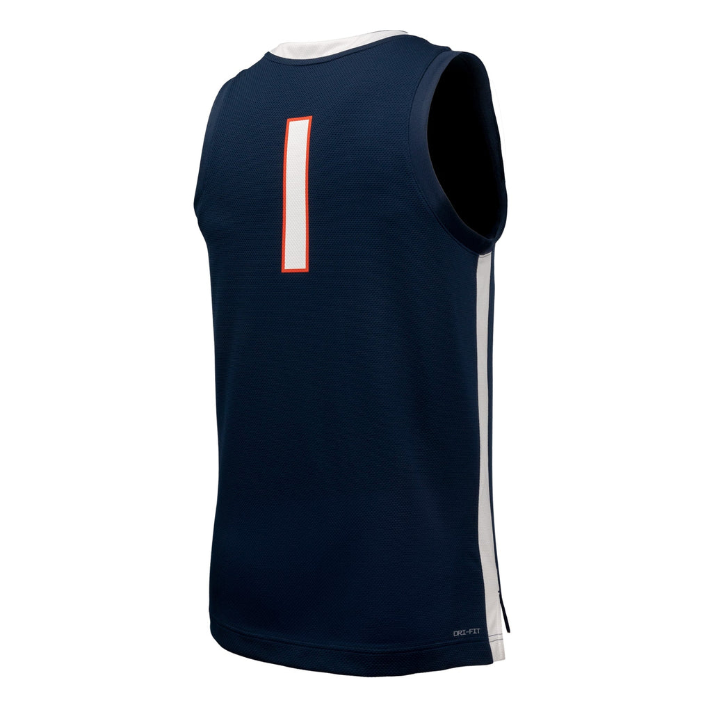 Navy Virginia Cavaliers Replica Basketball Jersey
